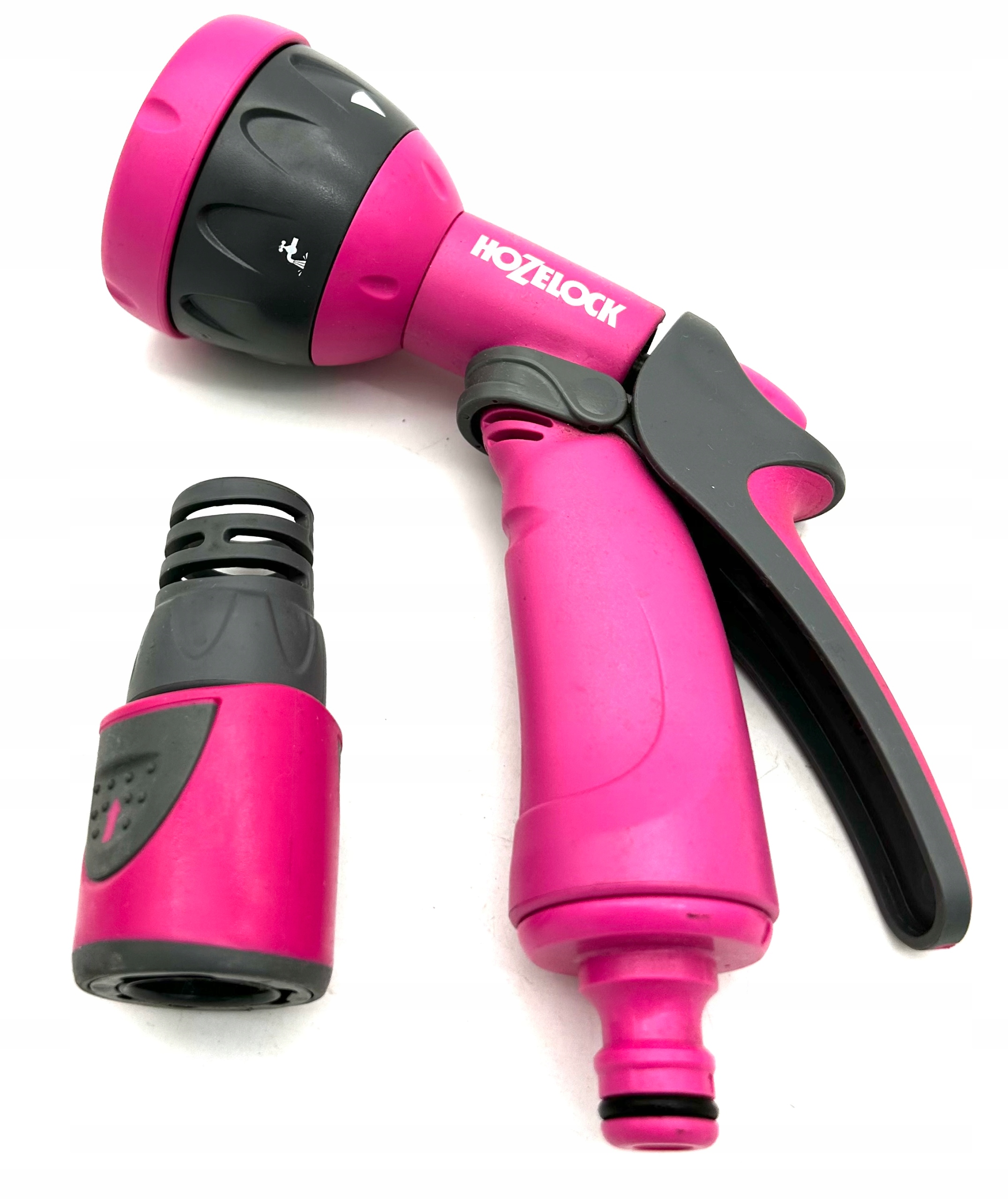 ZRASZACZ PISTOLET DO WĘŻA OGRODOWEGO RÓŻOWY