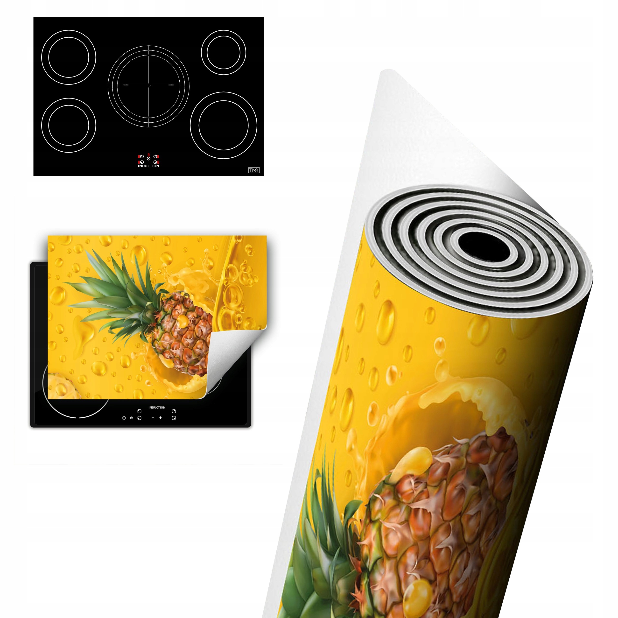 Vinylová Ochrana Na Indukci Pracovní Deska 80x52 ovoce ananas