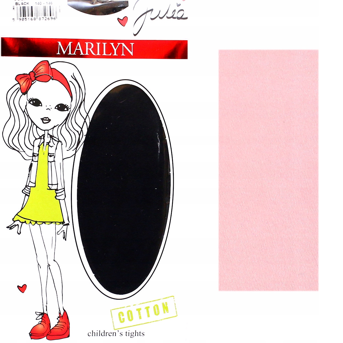 

Marilyn Julia 128/134 rajstopy bawełniane rosy