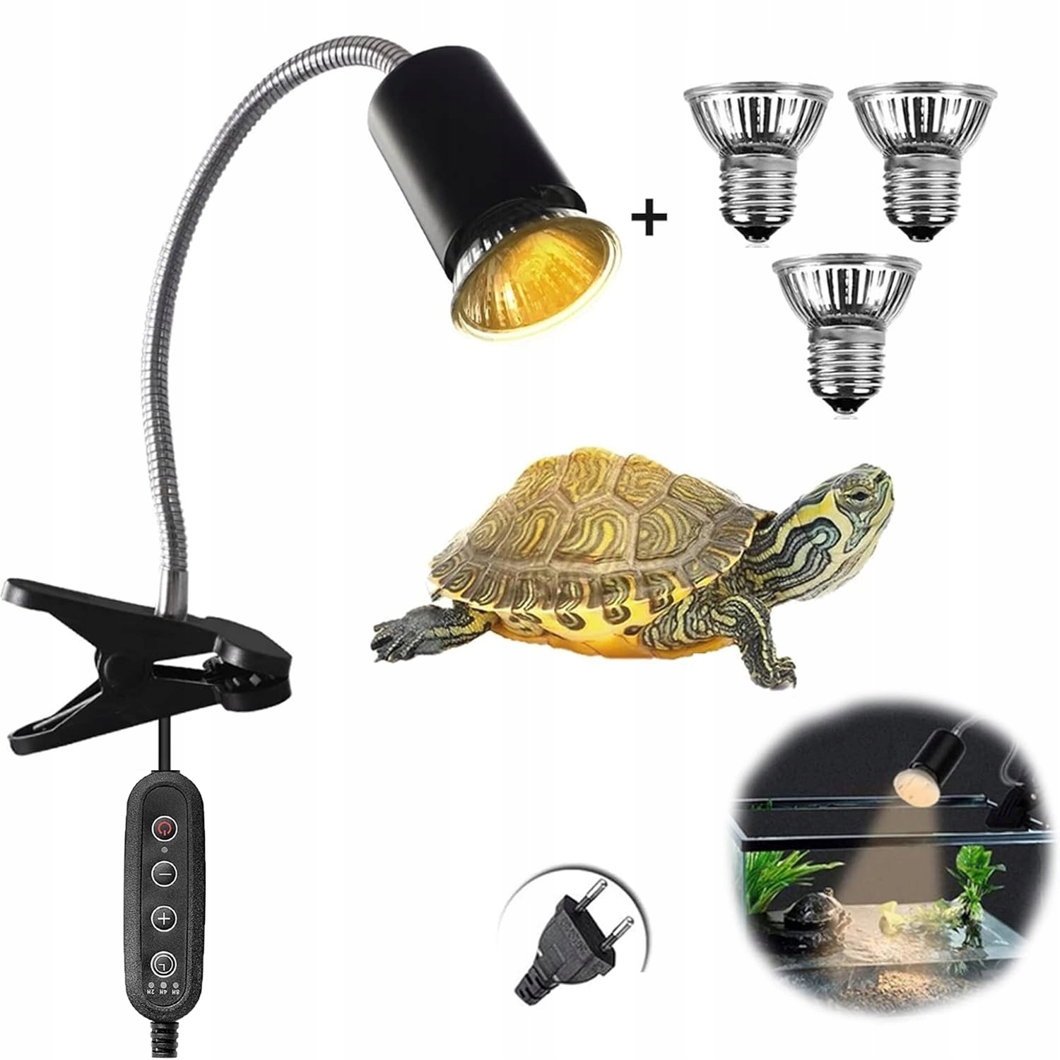 Levně 3 ks 50 W Topná Žárovka Do Akvária, Ohřev Želv, Pro Ještěrky