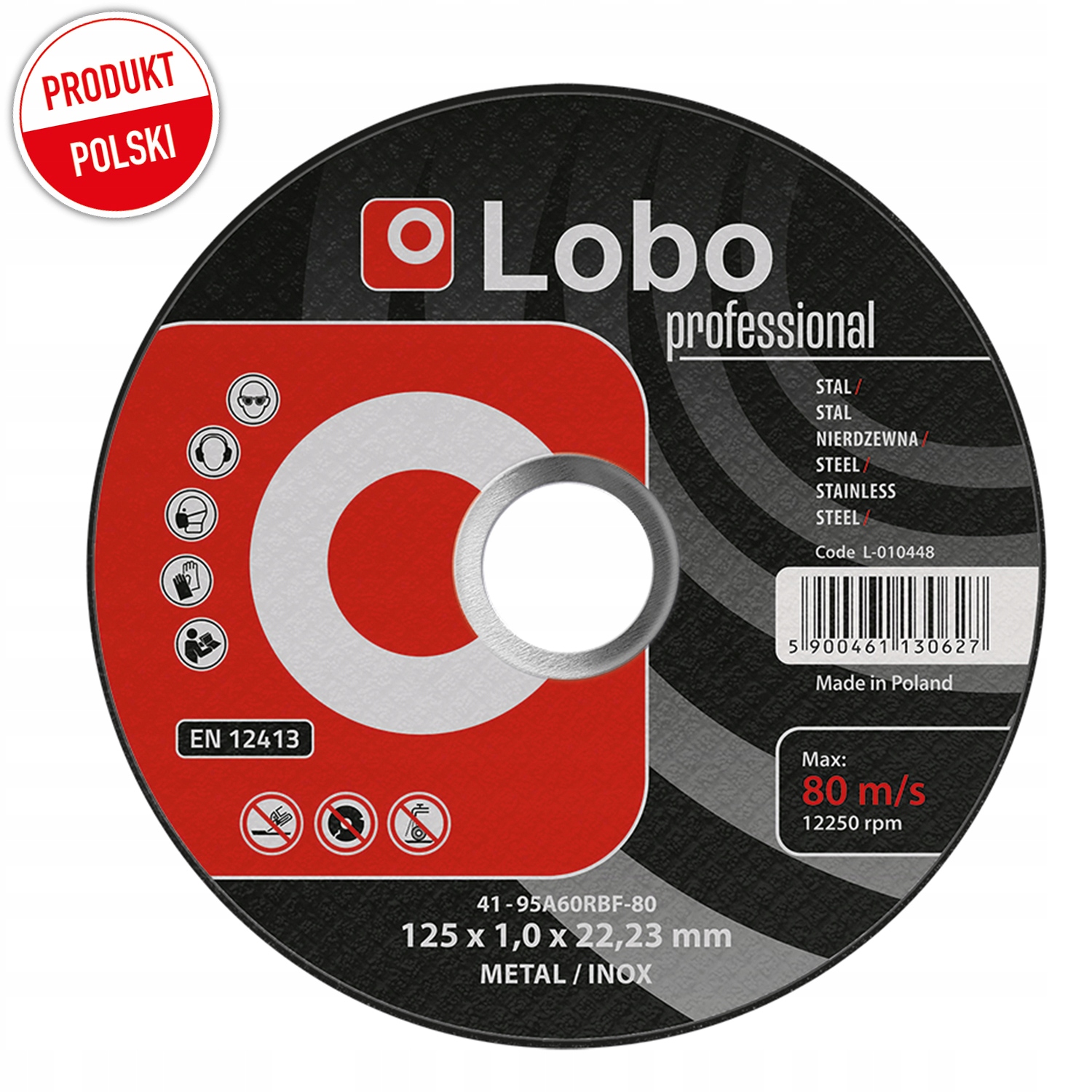 

Tarcza do Metalu Stali Inox 125x1mm Professional