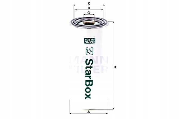 MANN-FILTER FILTR OLEJU BOGE