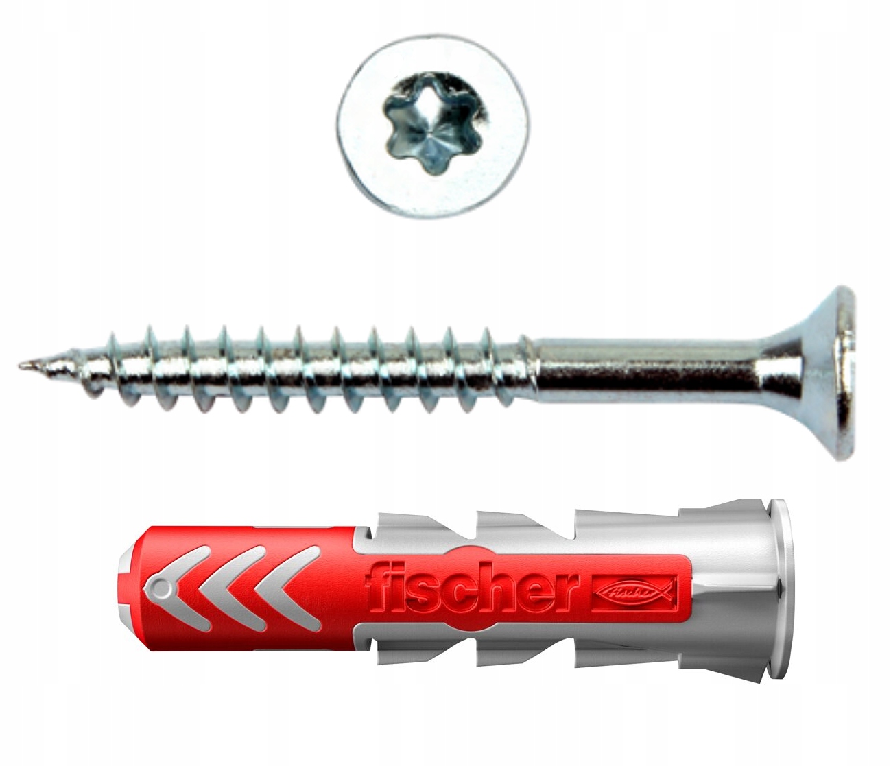 

kołki fischer Duopower 10x50mm wkręty Torx 25szt
