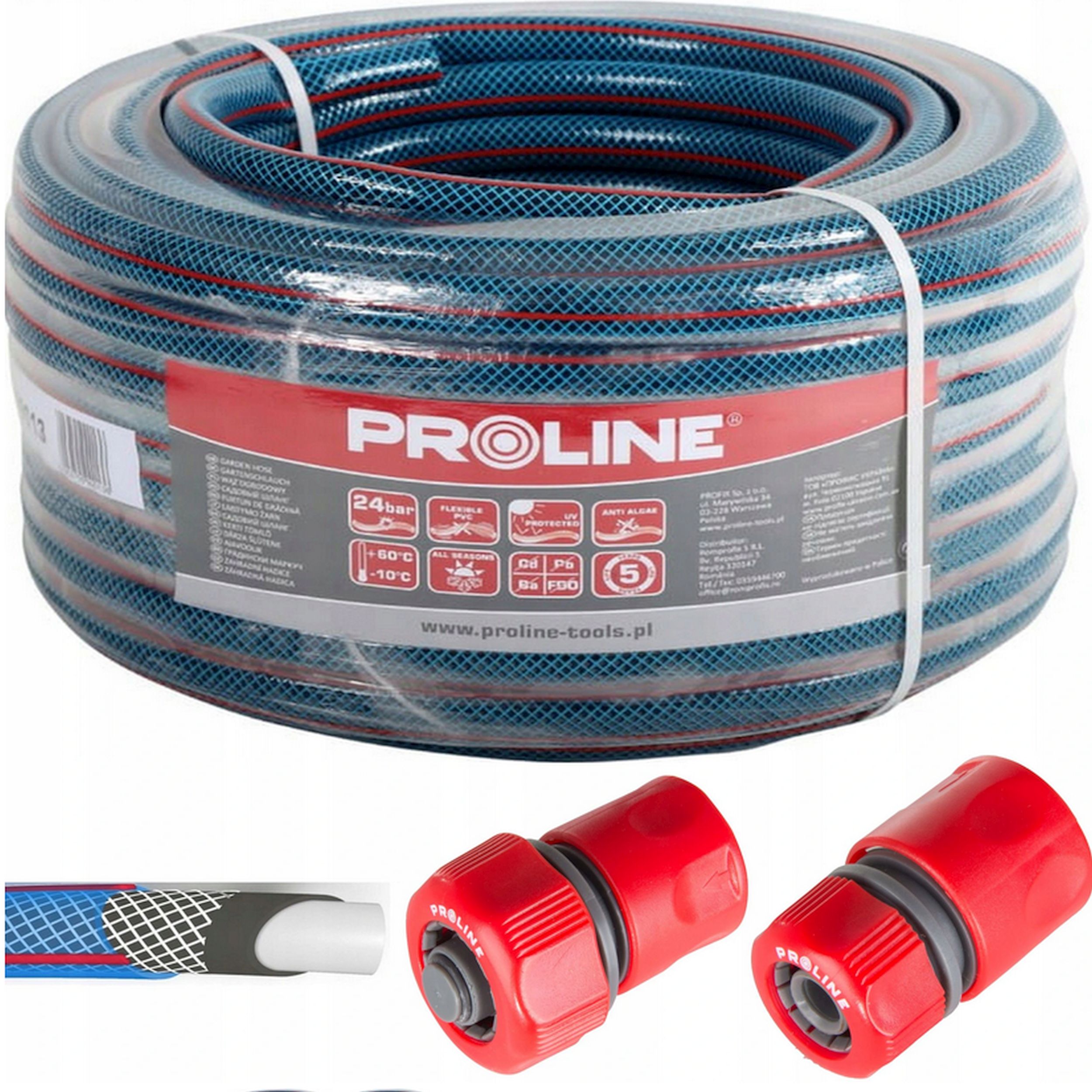 

Proline Wąż ogrodowy 4 warstwowy 3/4" 20m