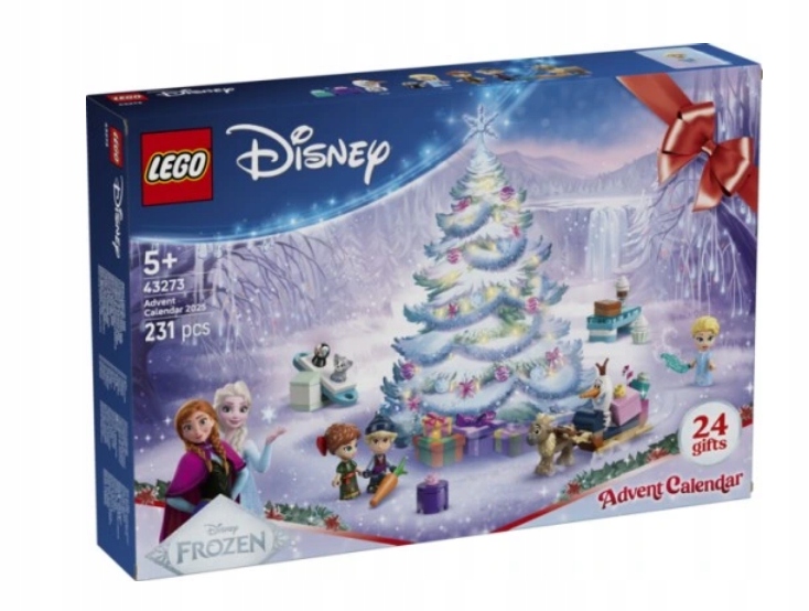 Lego 43273 Disney Adventní Kalendář Ledové Království 2025 Rok