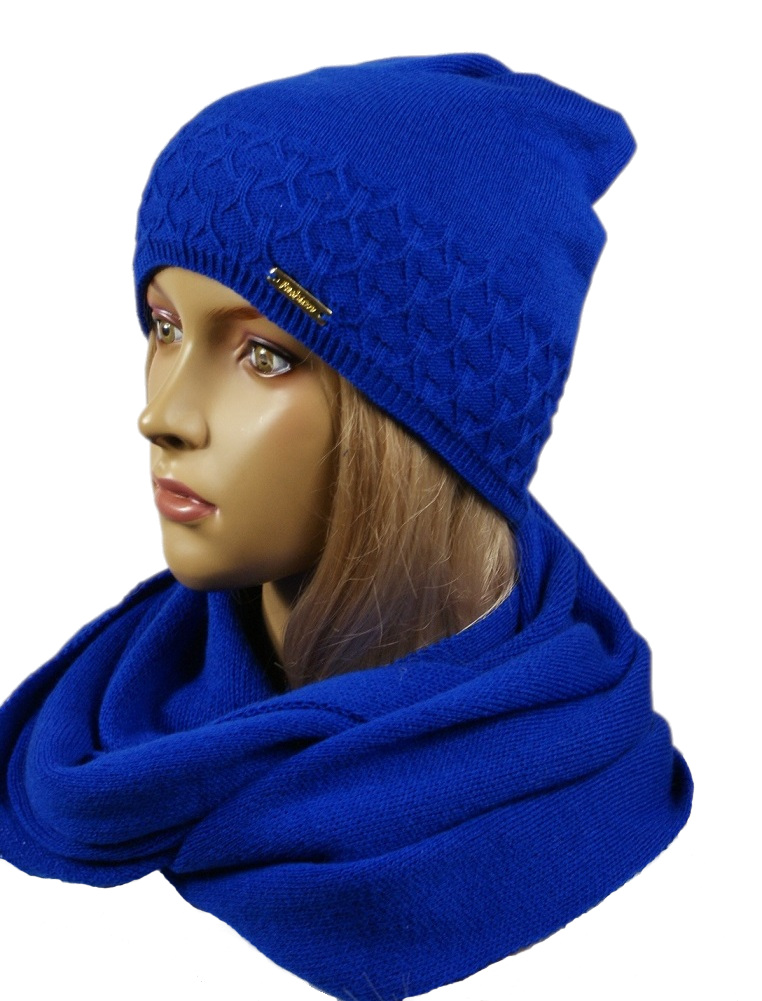 

Komplet Czapka + Komin bez pompona # 35