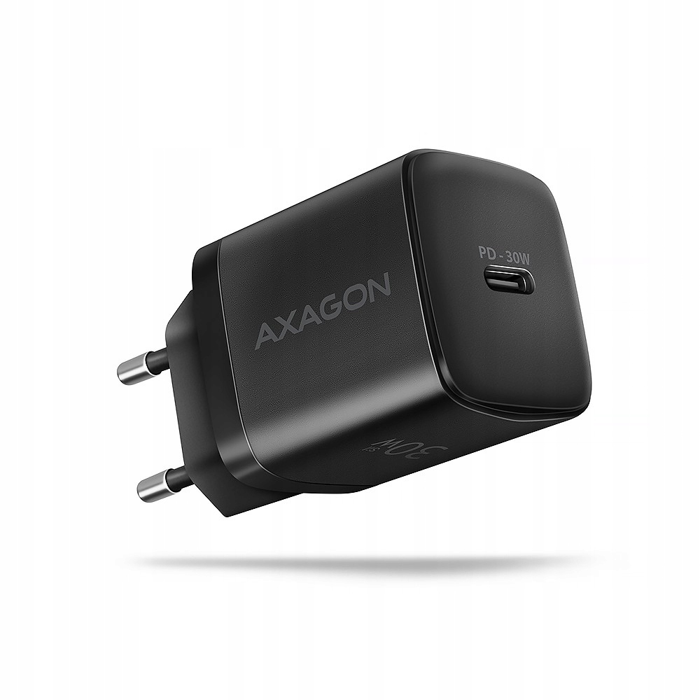Ładowarka Axagon Sil 30W Usb-c PD3.0/QC4+/AFC do Apple Czarna