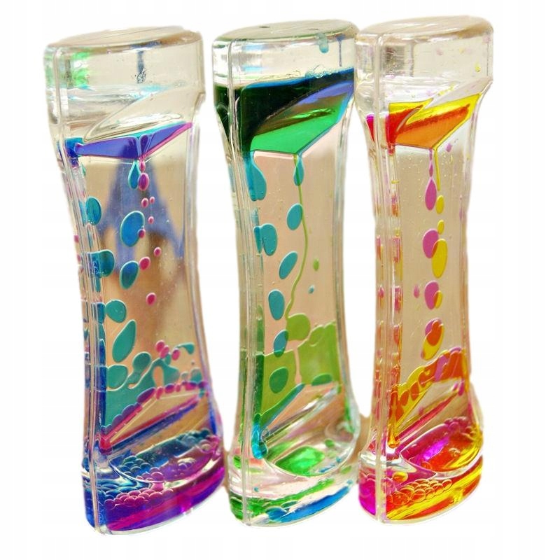 Klepsydra żelowa -kolorowa