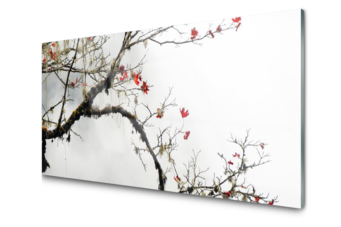 

Panel szklany dekor Gałąź Roślina 120x60 + Klej