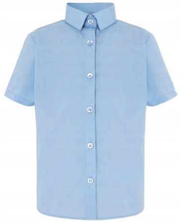 GEORGE niebieska KOSZULA dla dziewczynki REGULAR fit 140-146