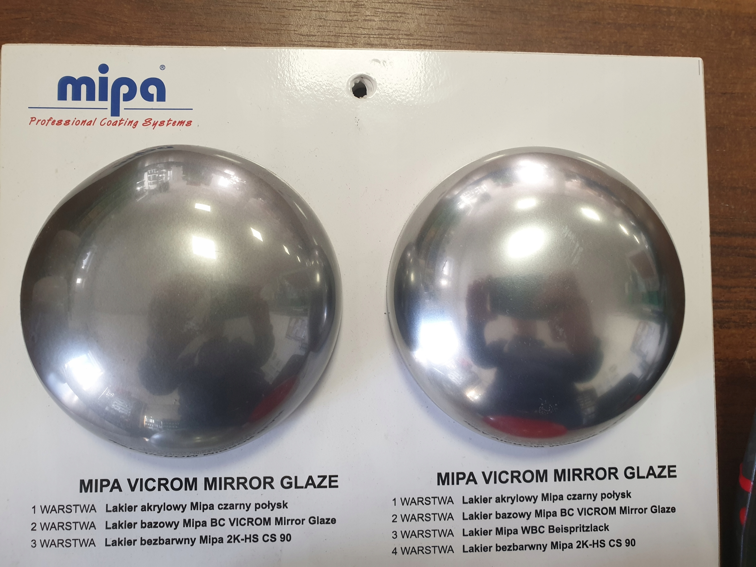 MIPA VICROM MIRROR GLAZE LAKIER BAZOWY 1L CHROM EAN (GTIN) 4016176517132