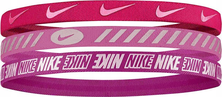 Čelenky Na Vlasy Nike Růžové 3KS