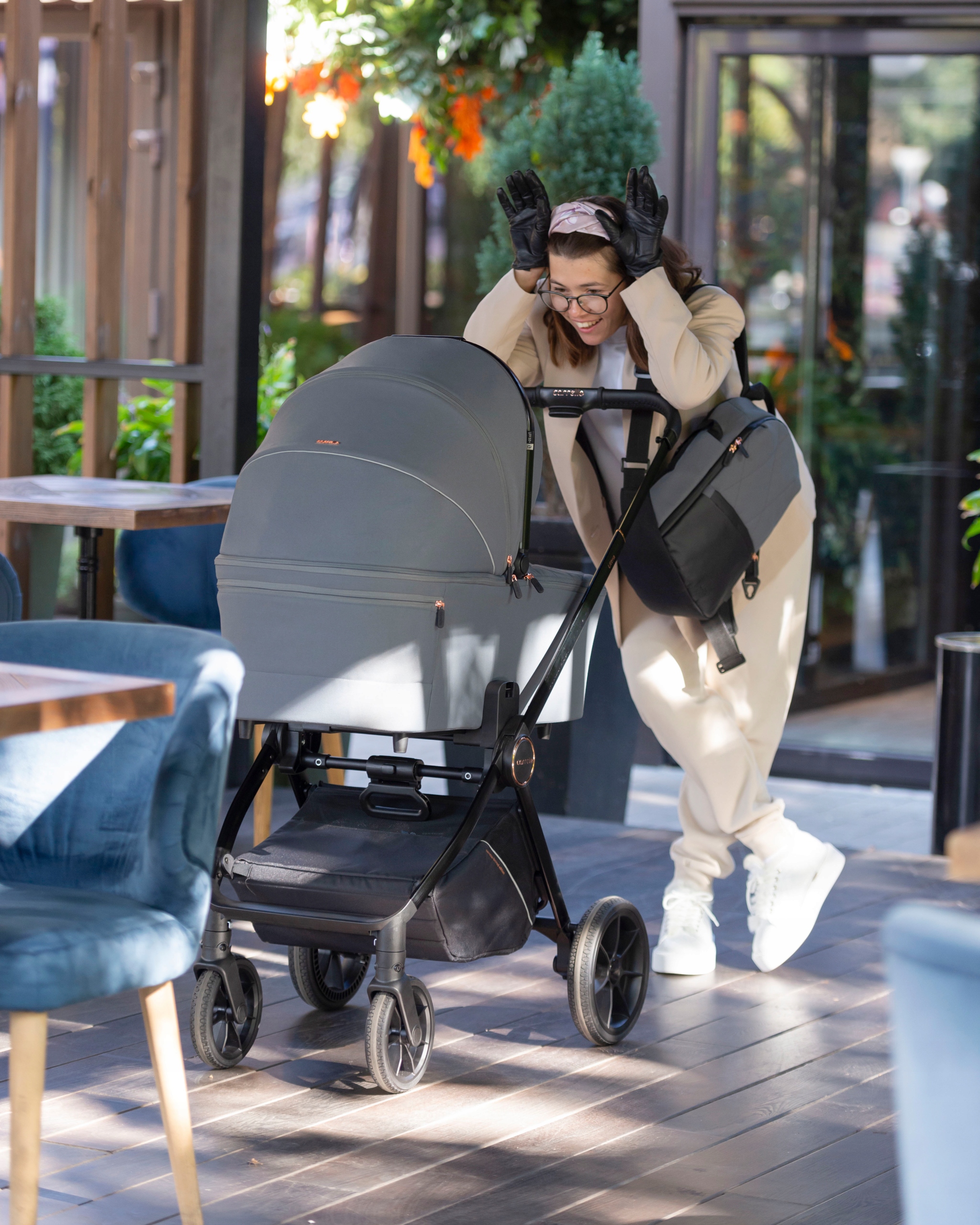 Carrello Ultra WÓZEK WIELOFUNKCYJNY Zestaw 2w1 Kompaktowy Lekki +Akcesoria Wysokość produktu 105 cm