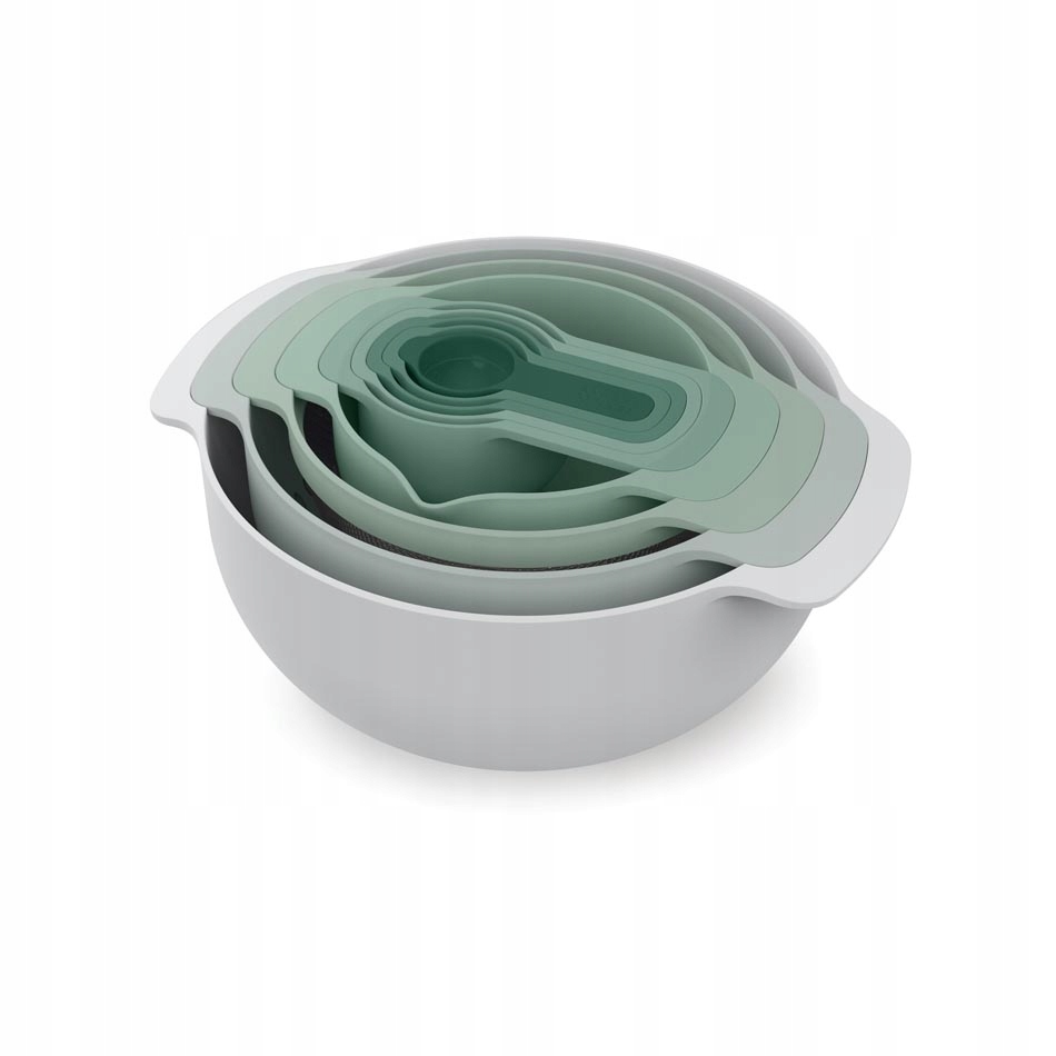 Sada Kuchyňských Misek a Odměrek Nest 9 Plus Sage Joseph Joseph
