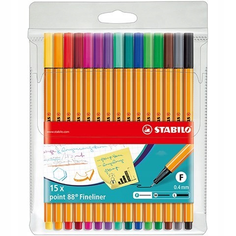 

Cienkopis Stabilo point 88. etui 15 sztuk