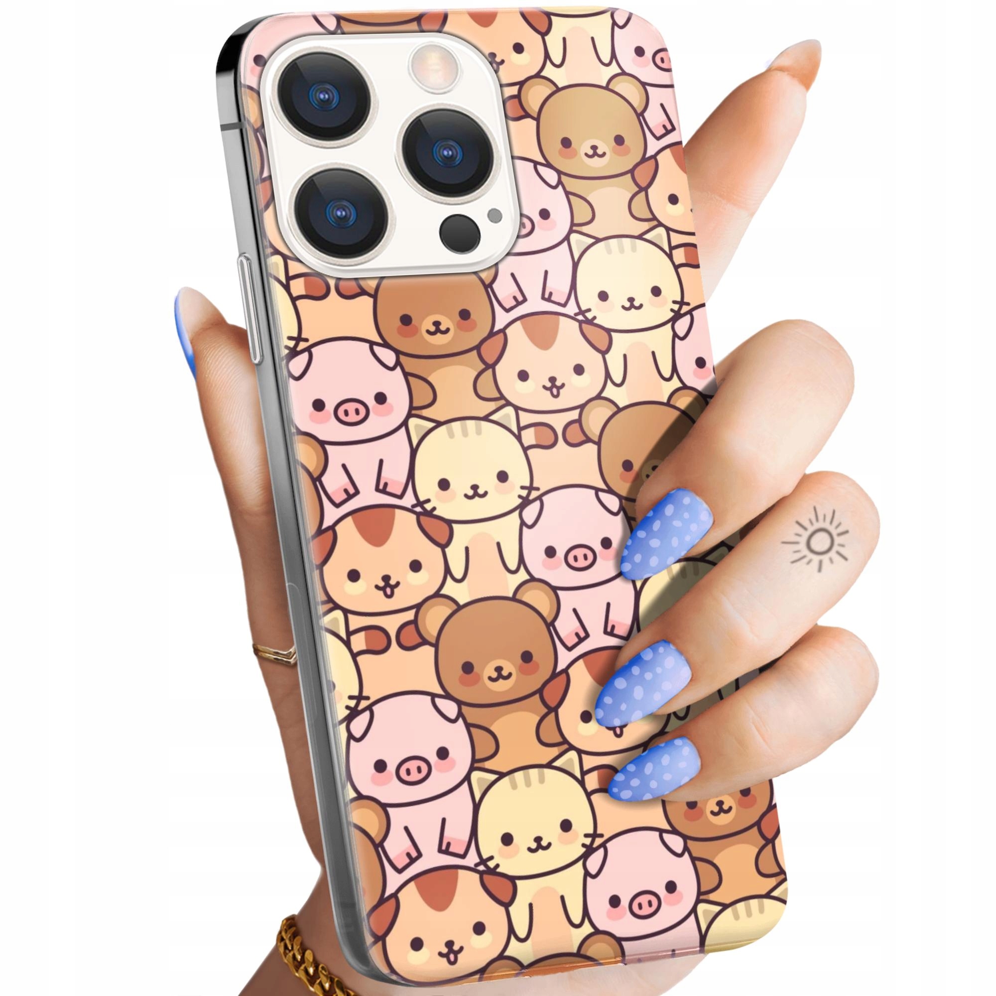 Etui Do Iphone 15 Pro Max Zwierzęta Pieski Kotki Lamy Domowe Dziekie