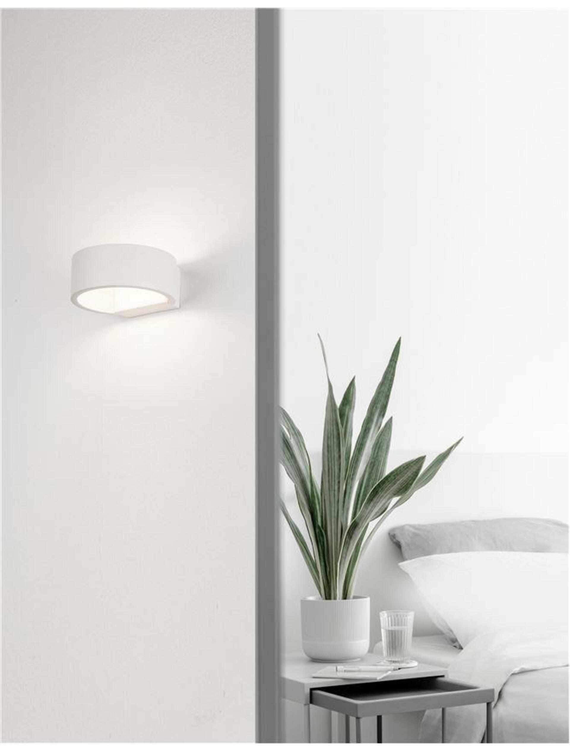 Nova Luce nástenné svietidlo Enna biely hliník a akryl Led 6W 220-240V 3000K