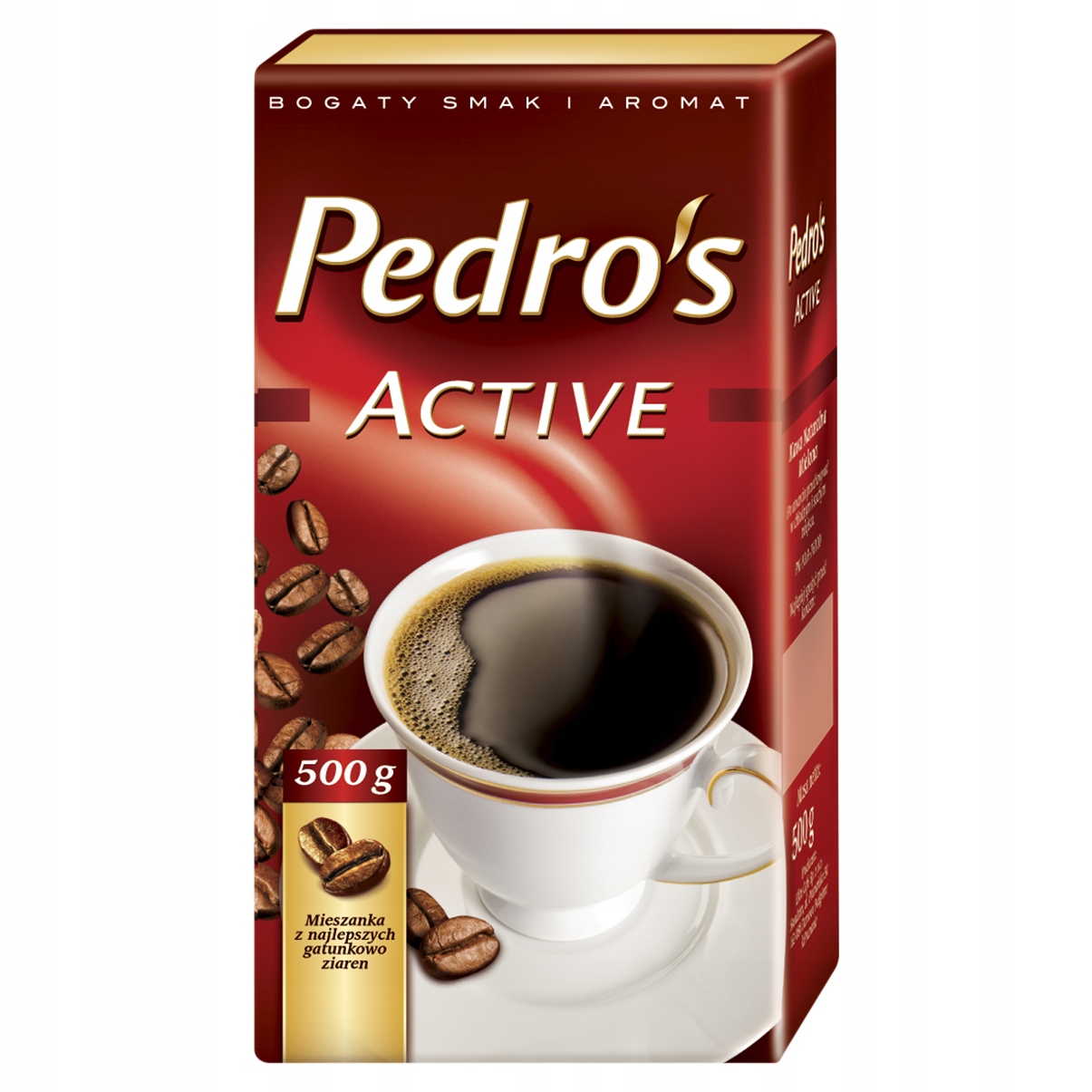 Levně Pedro's Active Mletá káva 500 g