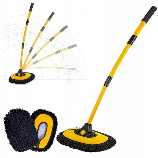 SZCZOTKA DO MOPA MYCIA SAMOCHODU TELESKOPOWA 2W1 Producent Bedee
