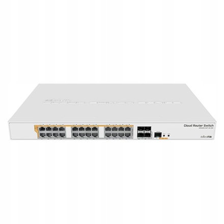 MikroTik Cloud Router Switch CRS328-24P-4S+RM prepínač 28 portov s
