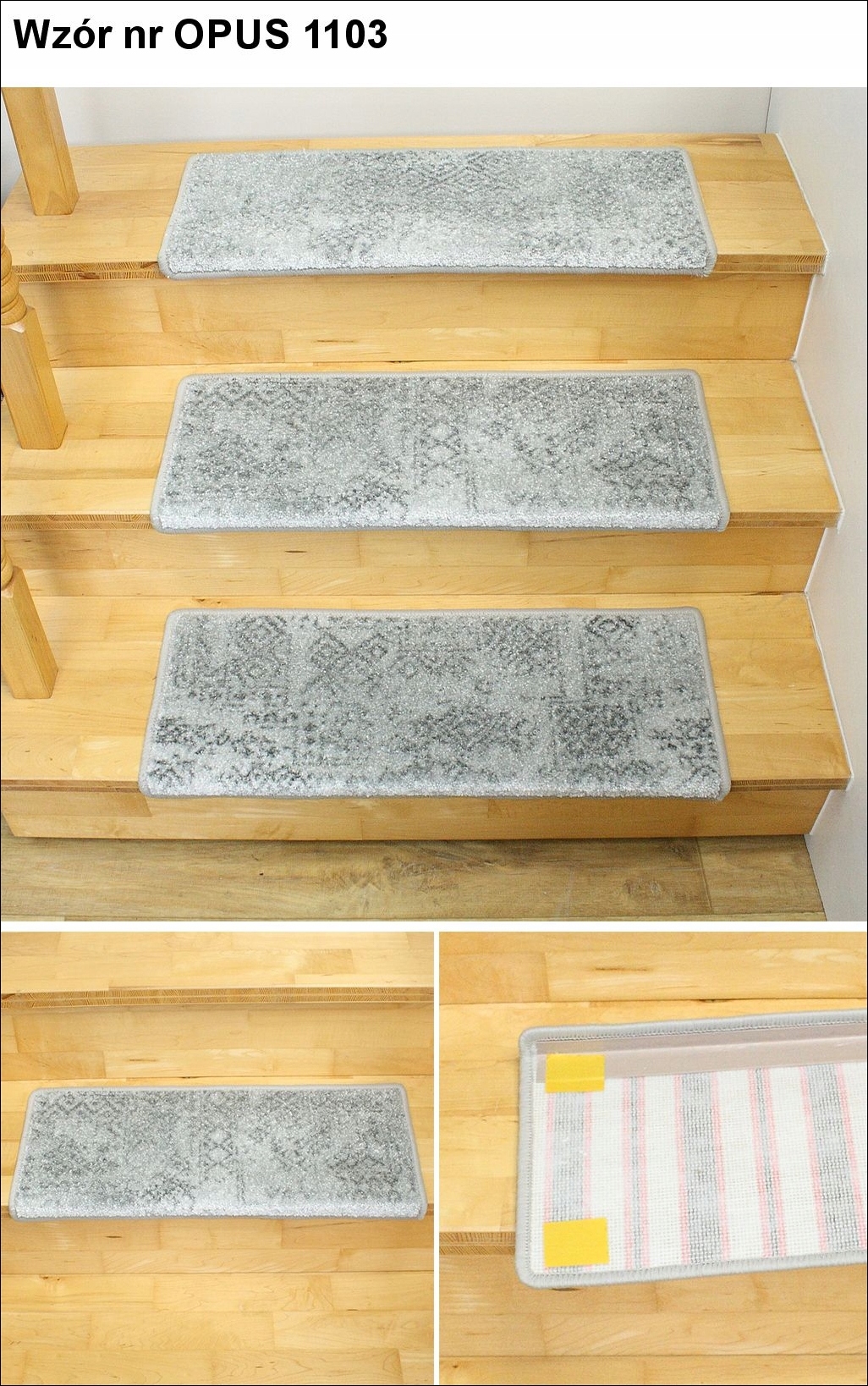 NAKŁADKI TREPY NA SCHODY PROSTOKĄTNE 15 KOLORÓW Marka inna