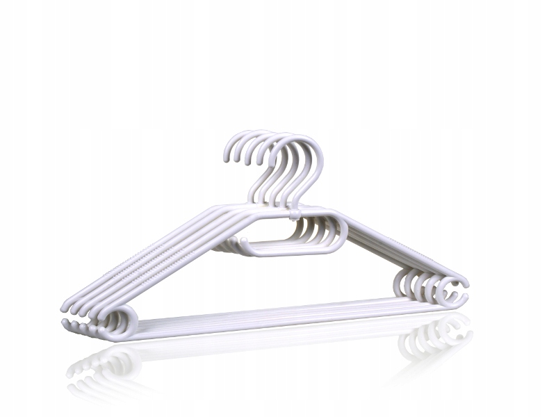 WIESZAK UBRANIOWY ODZIEŻOWY OBROTOWE 25SZ BIAŁY