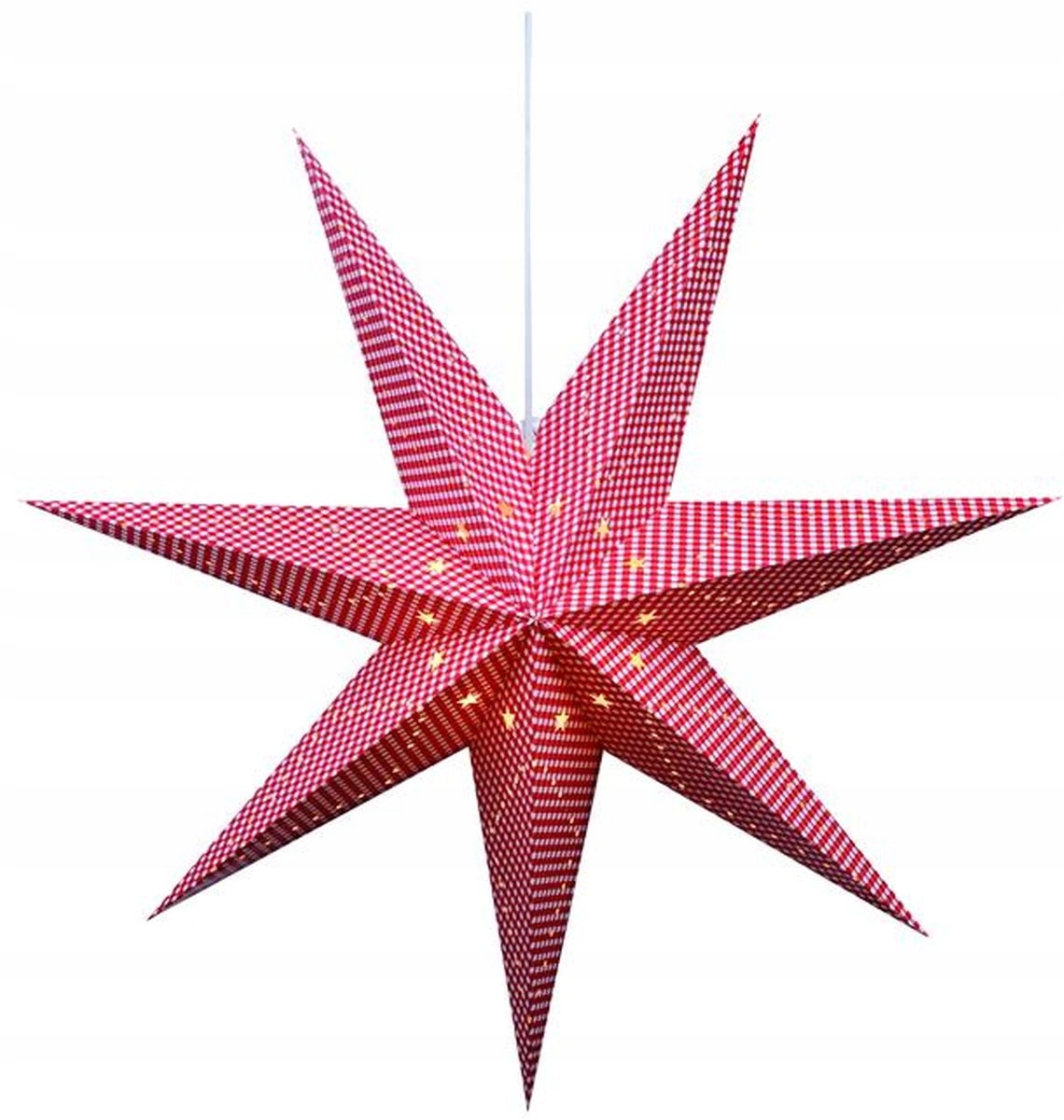 GWIAZDA DEKORACJA ŚWIĄTECZNA CZERWONA MARKSLOJD