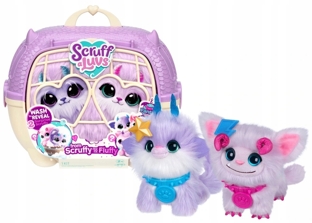 Scruff a Luvs Pet Maskotka Niespodzianka 2 Zwierzątka do Adopcji Zestaw
