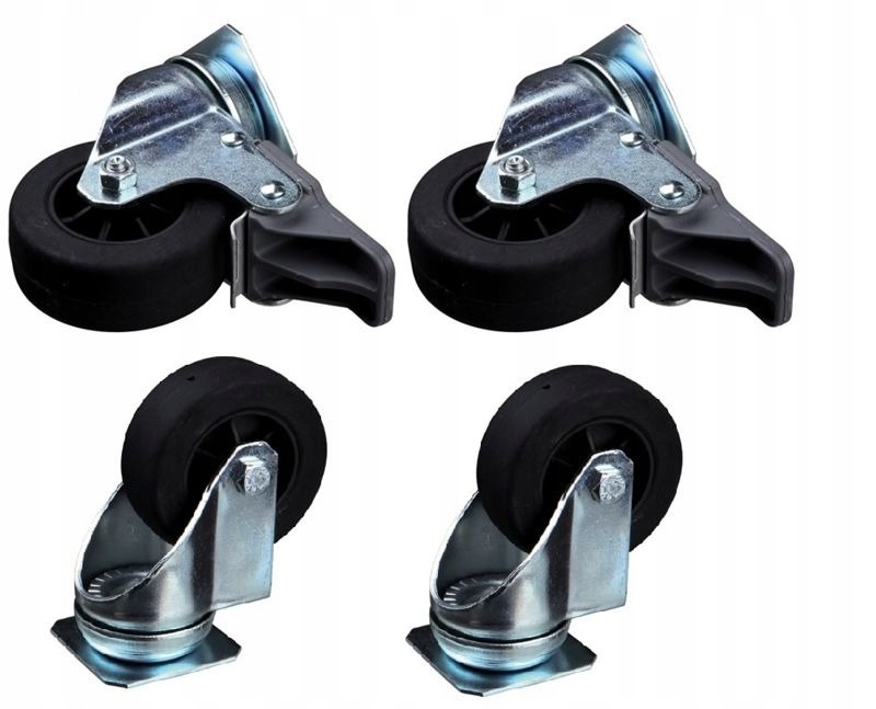 Levně Trixie Otočná kolečka pro přepravku pro psa Skudo Iata 4 ks