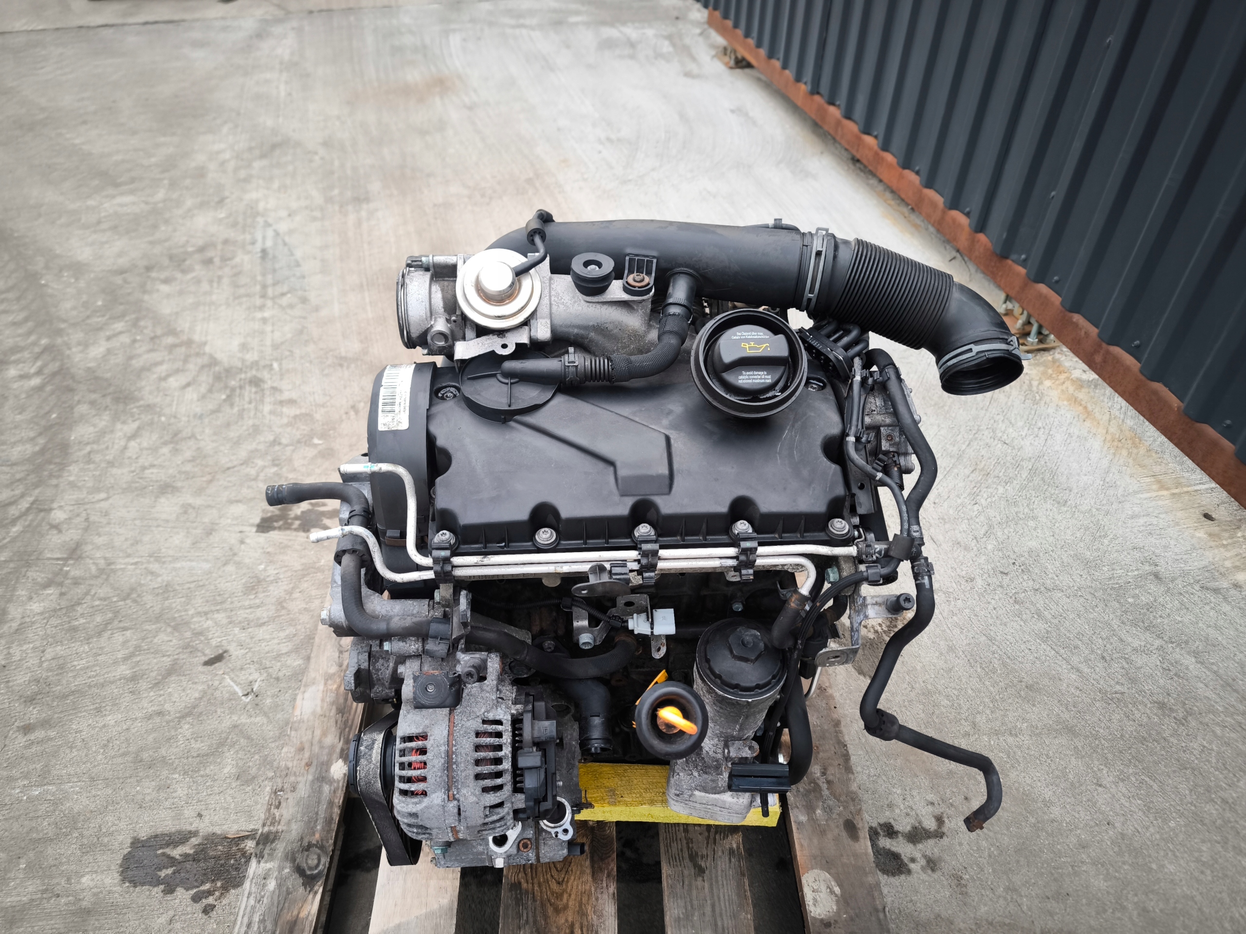 engine complete AUDI VW SEAT SKODA 1.9 TDI BKC *2* 144685 KM