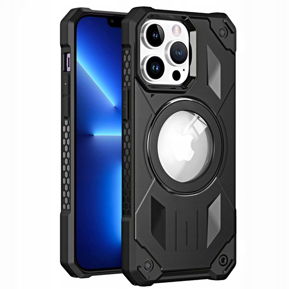 Etui Pancerne do iPhone 13 Pro Max, Obudowa, z podstawką, Pokrowiec, Case