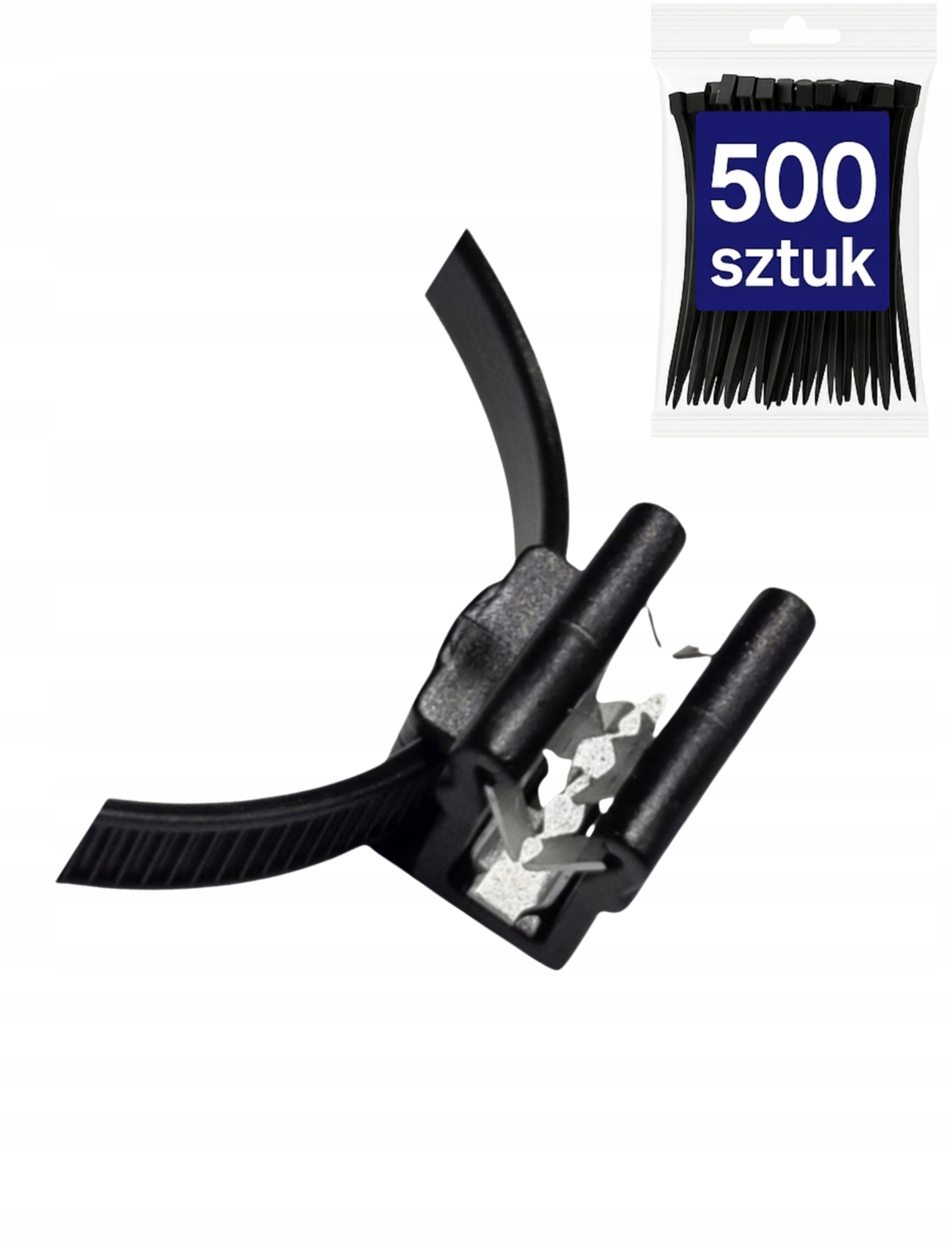 500 x Sťahovacie pásky s fotovoltaickým klipom