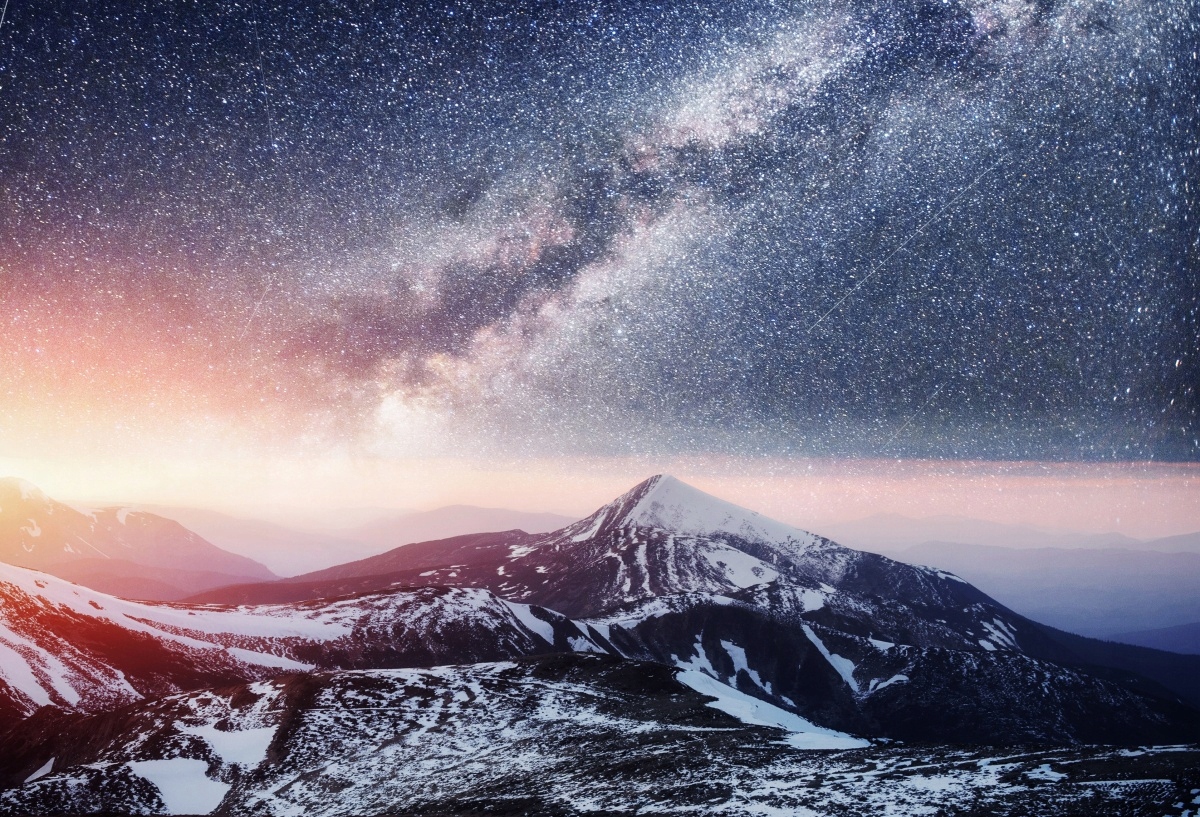 

Tapeta Flizelinowa Gwieździste niebo - 104x70