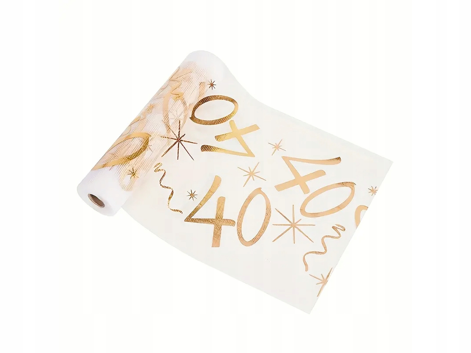 Dekoracja bieżnik na stół na 40 urodziny Party 5m Marka Congee