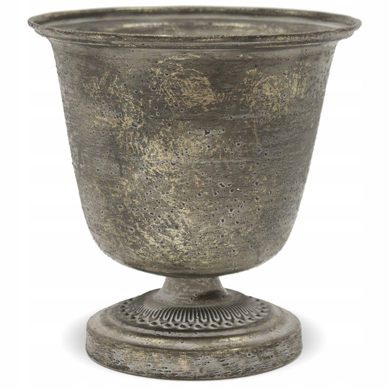 PUCHAR OSŁONKA METALOWA WAZON NA KWIATY DONICZKA