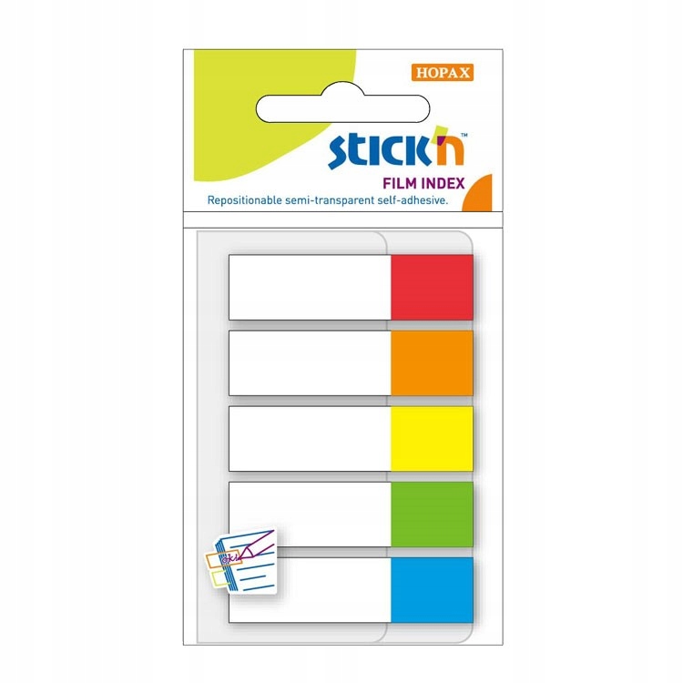 

Zakładki Indeksujące 5 kolorowe neonowe