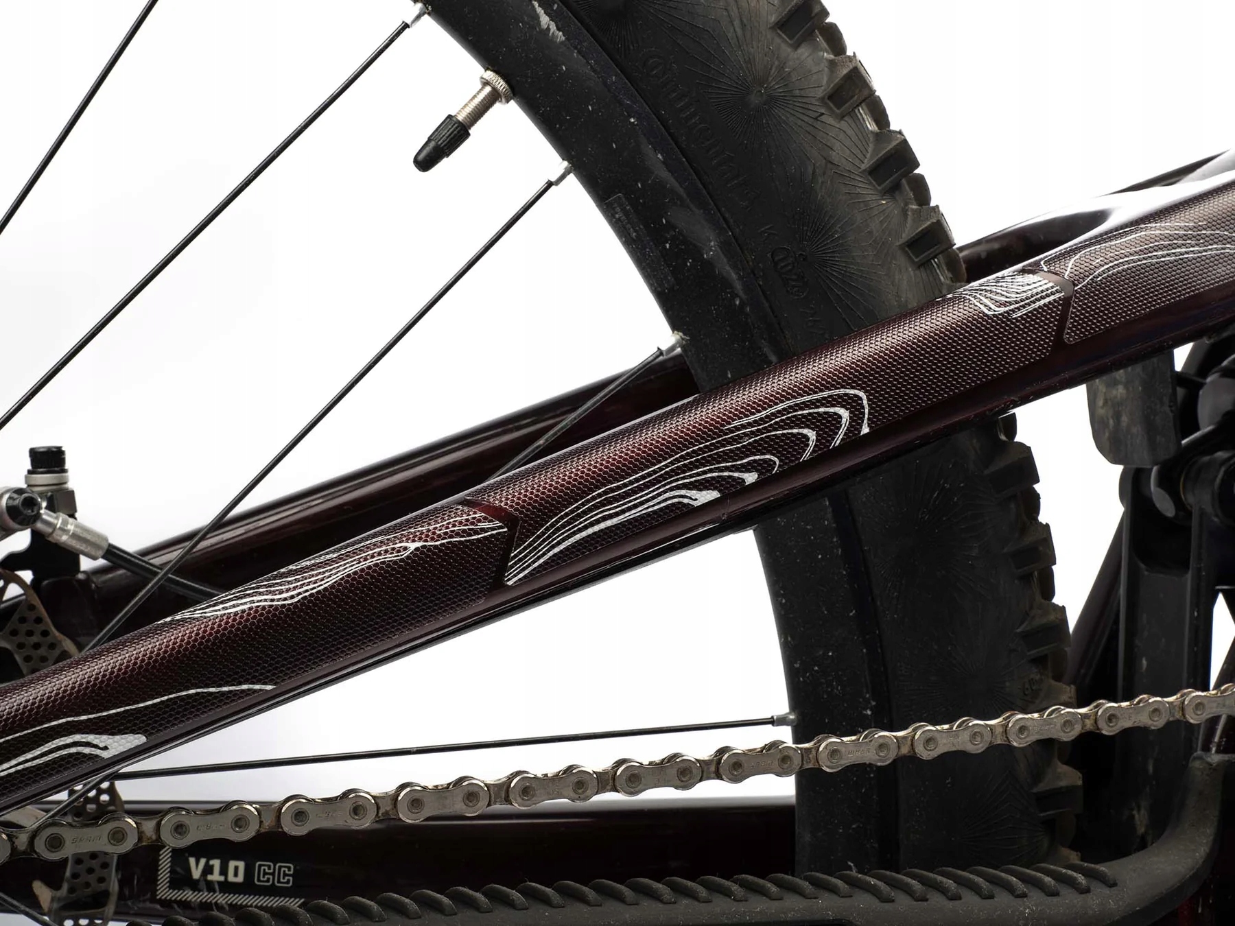 Kerékpár matricák Kerékpár váz védelem AMS Red Bull Rampage Ridgeline Bia Szélesség 66 mm