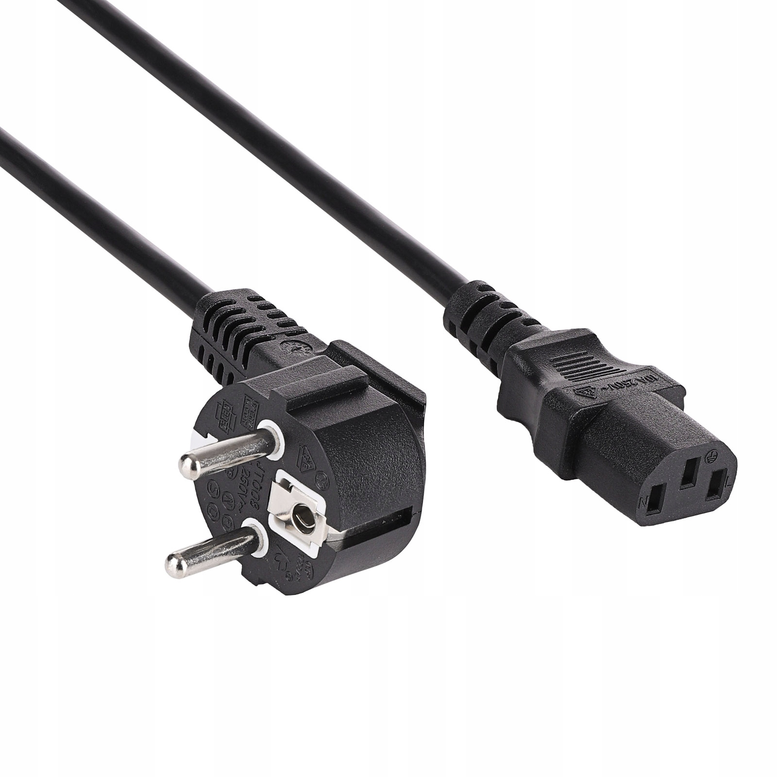 Kabel zasilający do PC Akyga AK-PC-08C IEC C13 10m