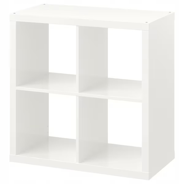 

Ikea Kallax regał półka 77x77 cm Biały Połysk