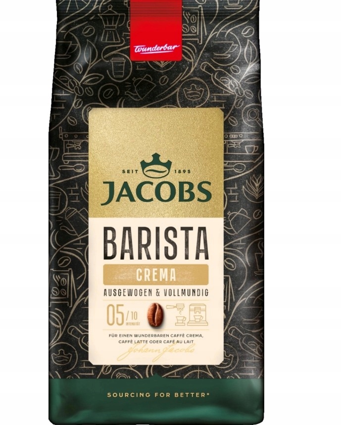Levně Káva zrnková Jacobs Barista Crema 1 kg