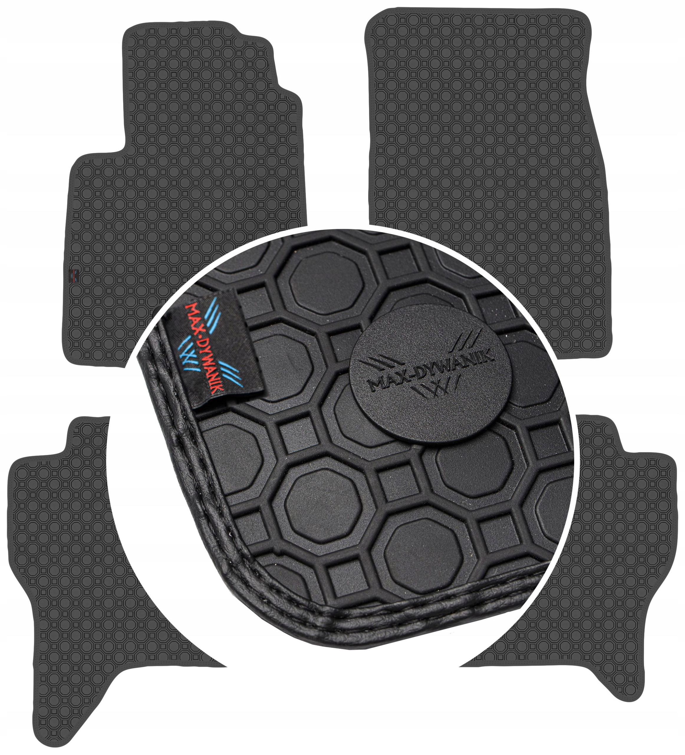 Pajero IV Long 5D 2006-2018 Koberce Čierne