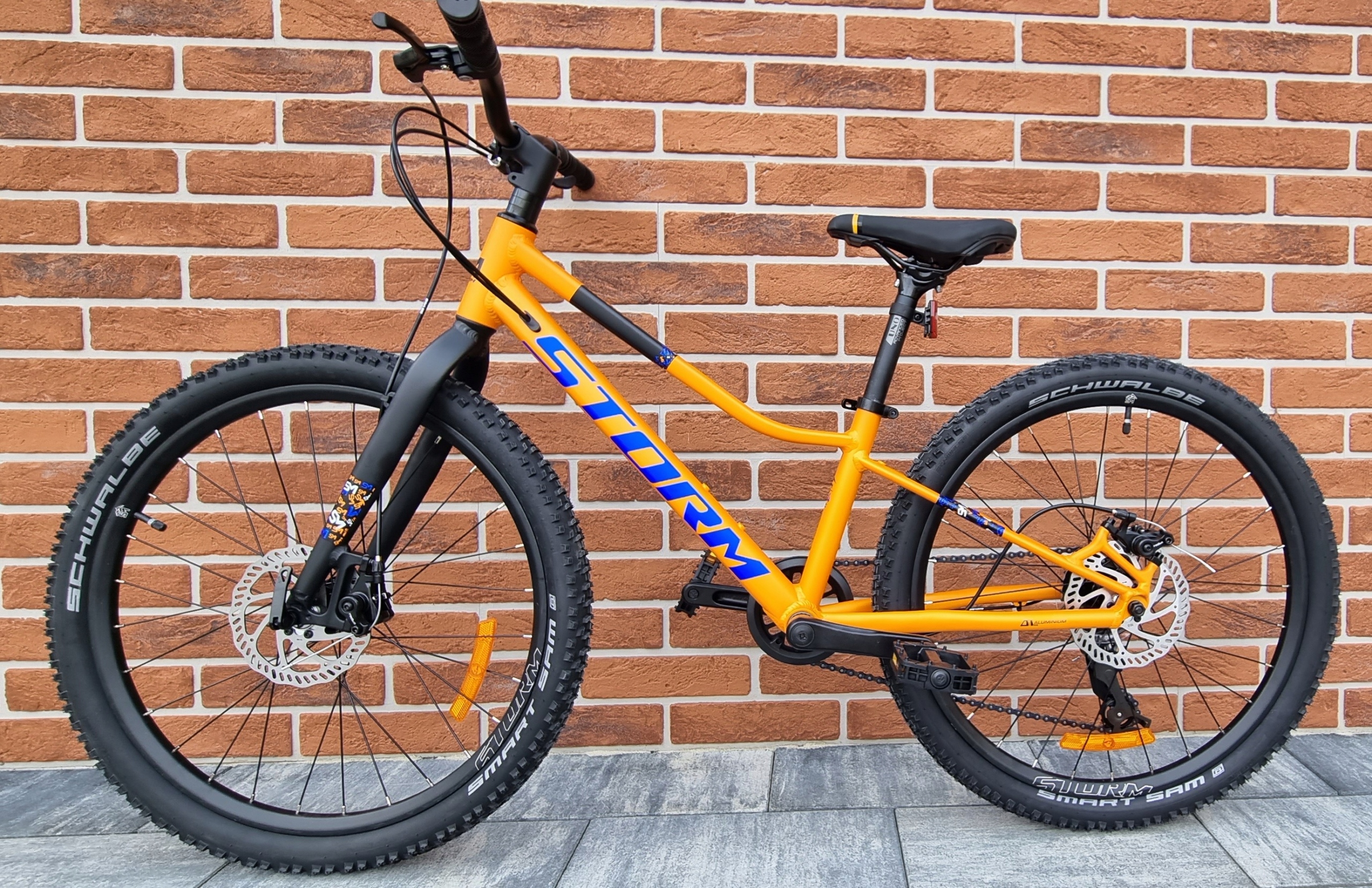 Rower Storm Rocky 2D 24" tarcze, Shimano, rama 11 cali pomarańczowy