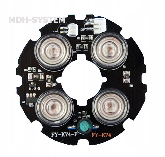 OŚWIETLACZ PODCZERWIENI IR DO KAMERY 30 m 58 mm