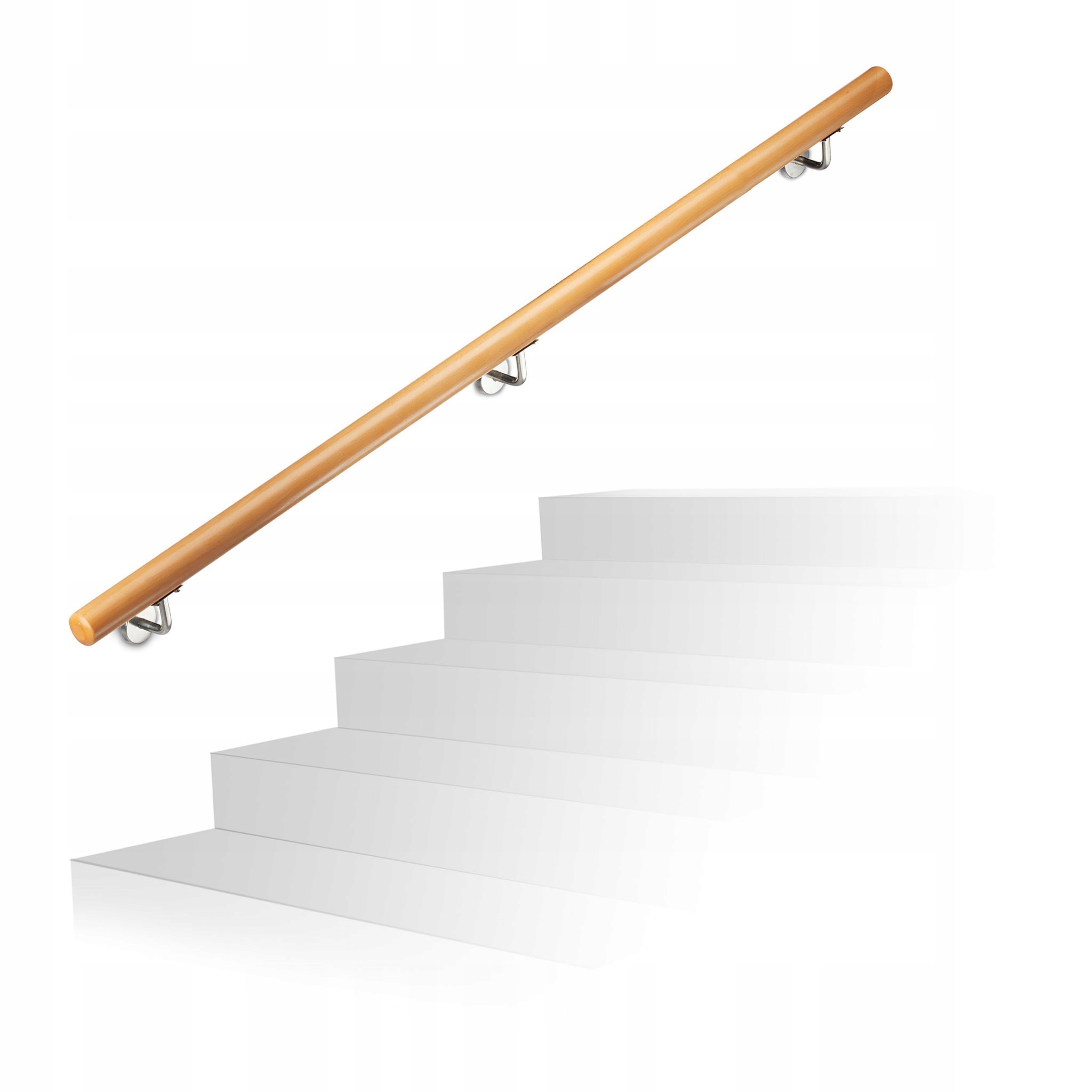 Zábradlí 150 cm, schodišťová úchytka, zábradlí buk