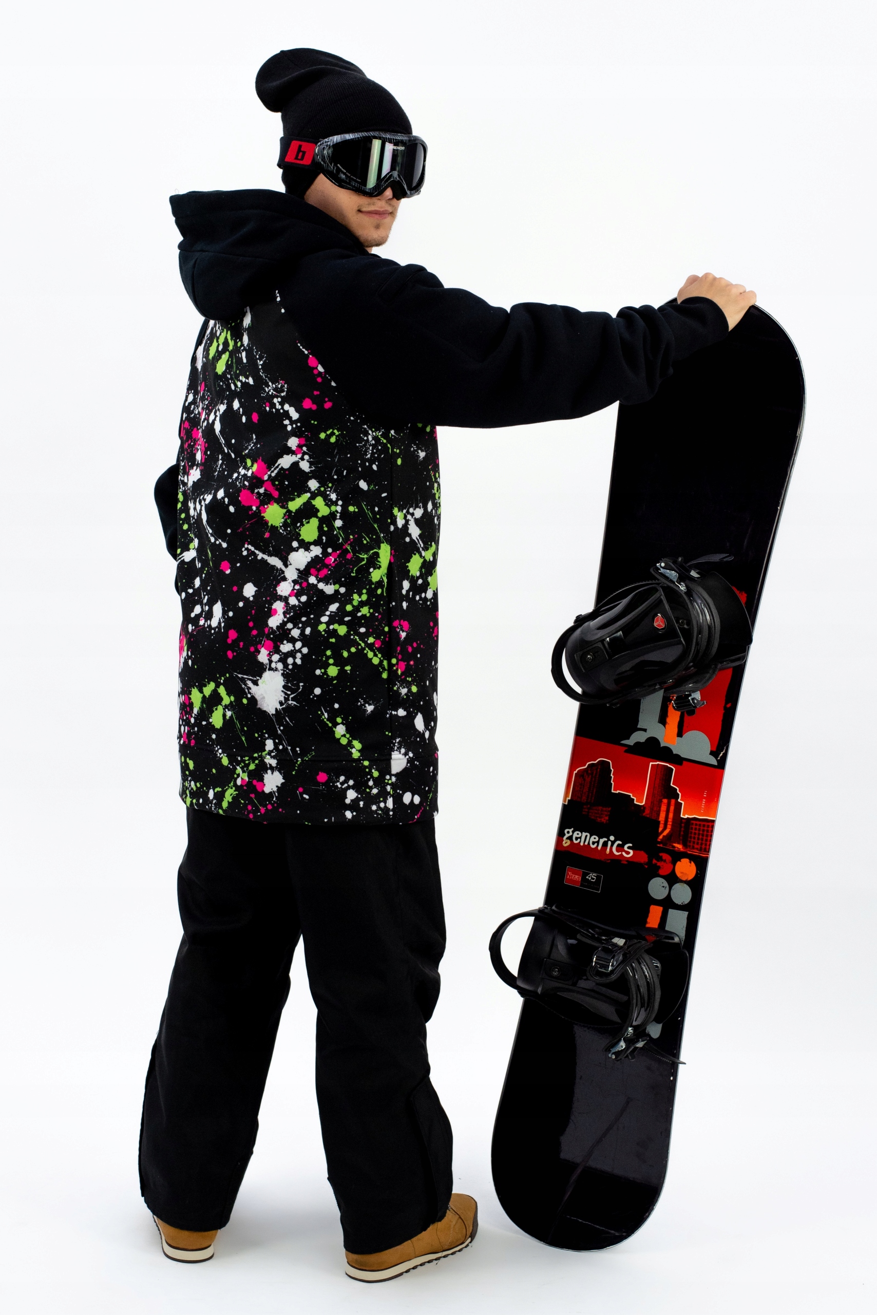 Męska Bluza Snowboardowa Paint Drop M Marka inna