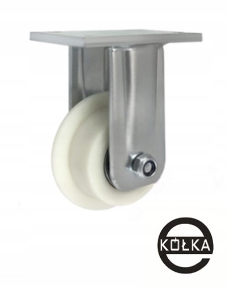 Kolečko Pa 6G přírubové, plastové, průměr 98 mm, v pevném pouzdře/V13PA6G