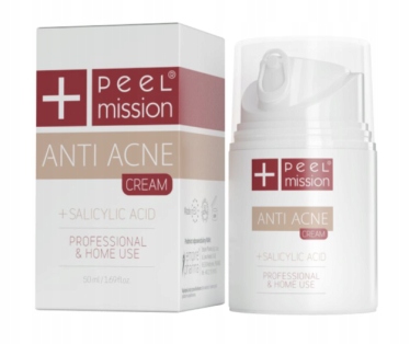 Krem do twarzy przeciw zaskórnikom Peel Mission Anti Acne 50 ml