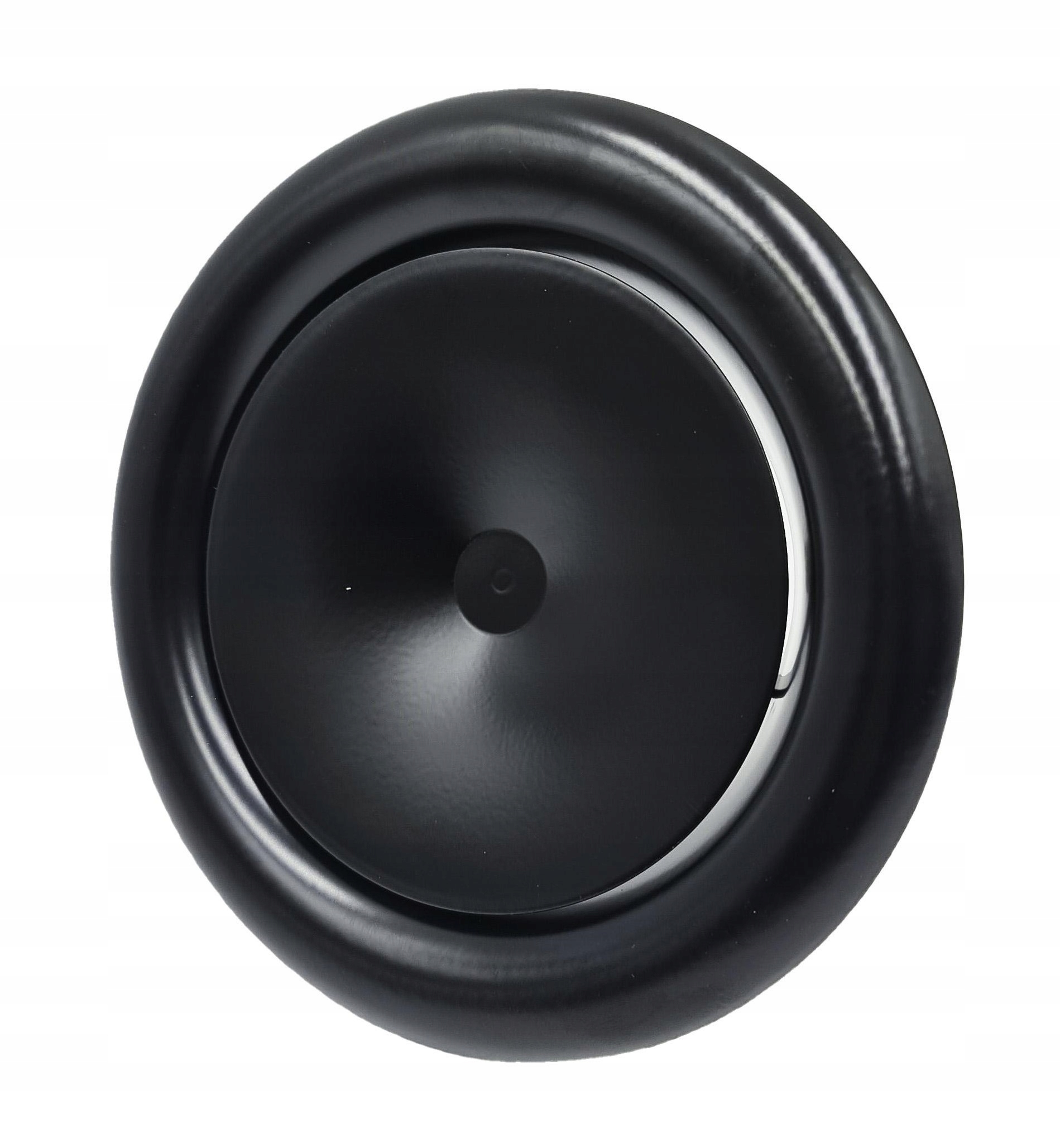 ANEMOSTAT NAWIEWNY WKLĘSŁY metalowy FI 100 CZARNY