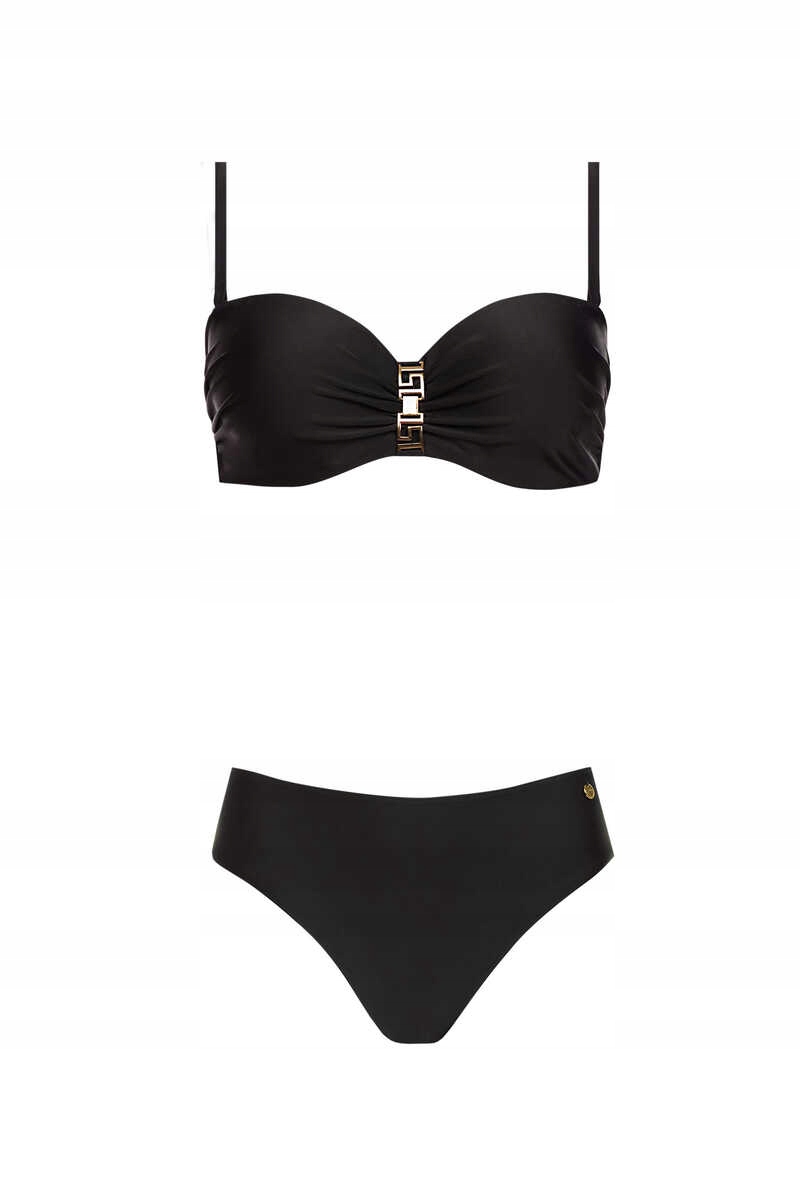 Self Dvoudílný plavkový kostým Gold1 černý 65B