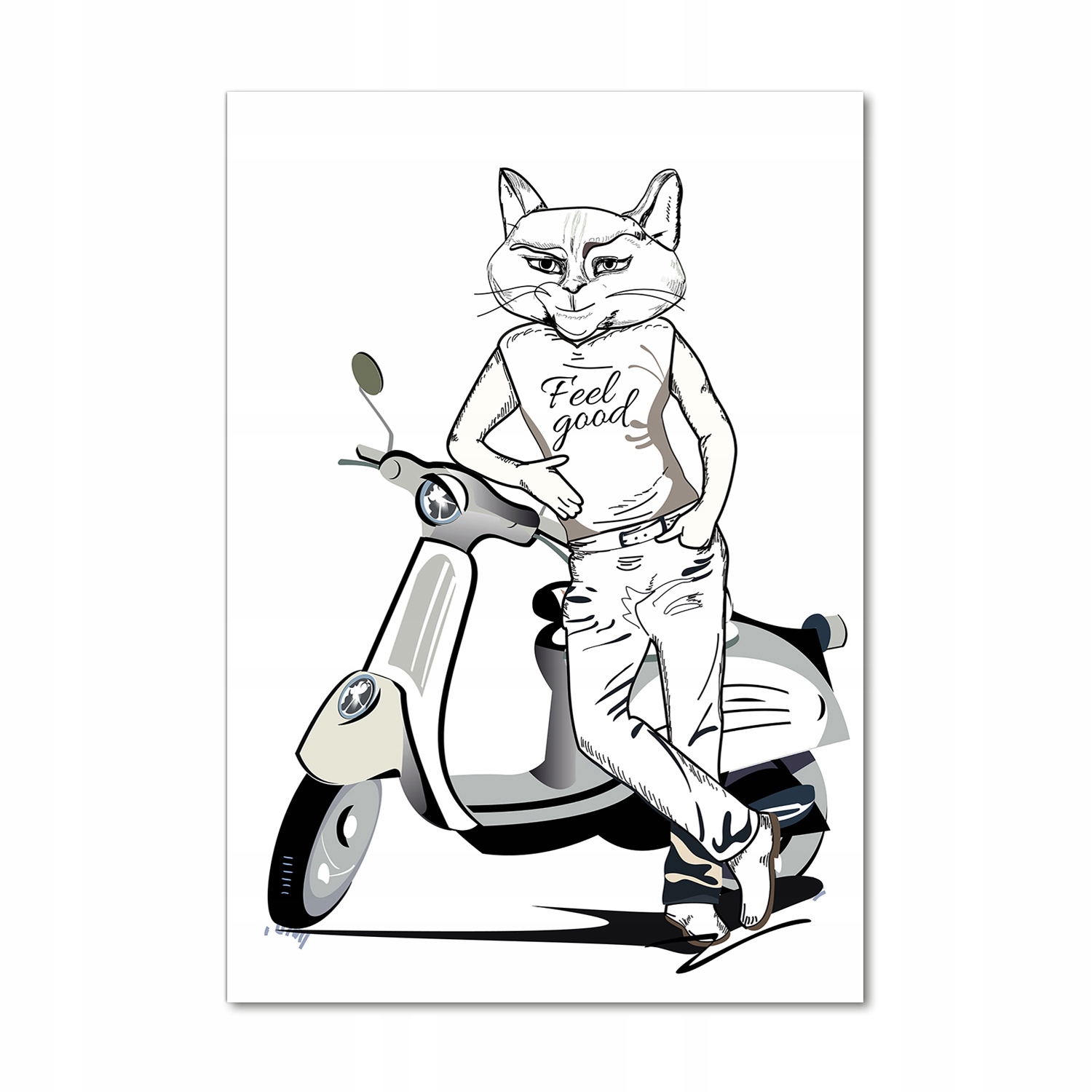 

Foto obraz akryl do salonu Koci mężczyzna 70x100cm